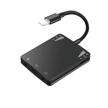 Wiwu TA45819 3 İn 1 Live Broadcast Lightning Ses Adaptörü