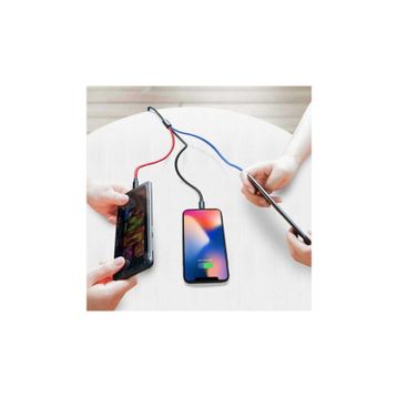 Wiwu YZ100 Dual Lightning+Micro Usb Kablo