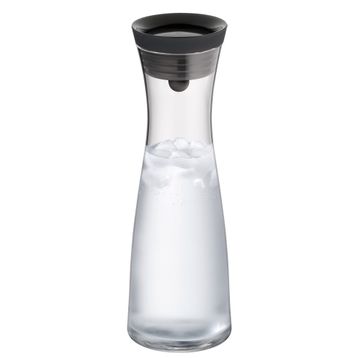 WMF 1 lt Siyah Kapaklı Cam Karaf Sürahi