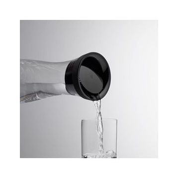 WMF 1 lt Siyah Kapaklı Cam Karaf Sürahi