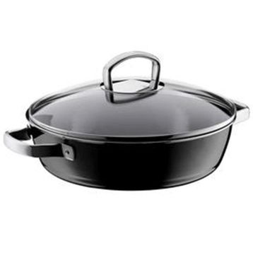 WMF 6053 Siyah Fusiontec Paslanmaz Çelik 28 cm Pilav Tenceresi