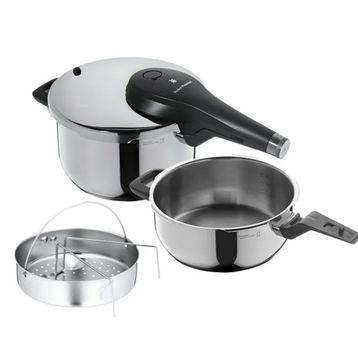 WMF Fusiontec Perfect Premium 4.5+3 lt Gümüş Düdüklü Tencere