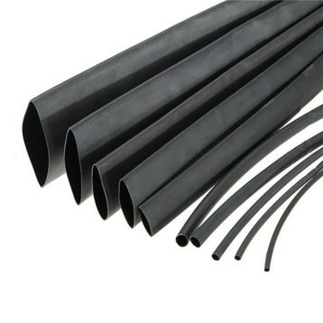 Woer 120 mm Isı ile Daralan Siyah Makaron