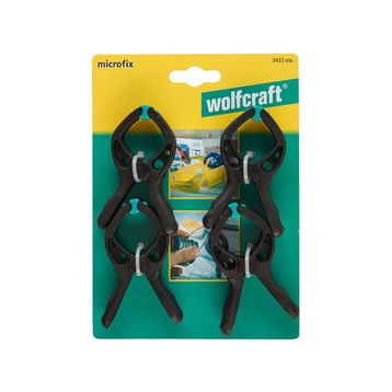 Wolfcraft Microfix 30 mm 4'lü İşkence Seti