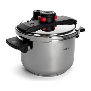 Woll Concept Pro 6 lt Siyah Çelik Düdüklü Tencere