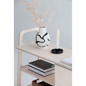 Woodesk CPT4653-120 Rovere Masif Ahşap 120x90 CM Beyaz Renk Dolap