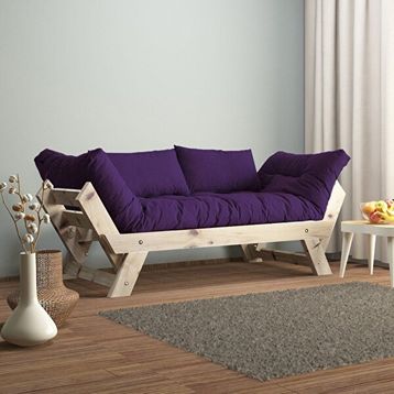 Woodesk CPT8124-210 Adalar Masif Natural-Mor Renk 2'li Kanepe