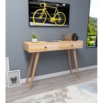 Woodface Tesla Doğal Ahşap Dresuar