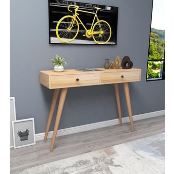 Woodface Tesla Doğal Ahşap Dresuar