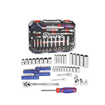 Workpro WP202524 1/4'’ 3/8’’ Metrik 75 Parça Lokma Takımı
