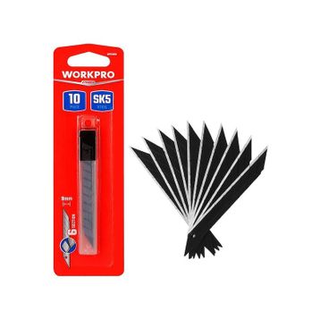 Workpro WP212018 9 mm 30 Derece Açılı 10'lu Maket Bıçağı Yedeği