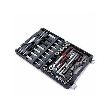 Worldforce 11501 114 Parça S-Ultra 1/4-1/2 Uzatmalı Cırcır Lokma Takımı