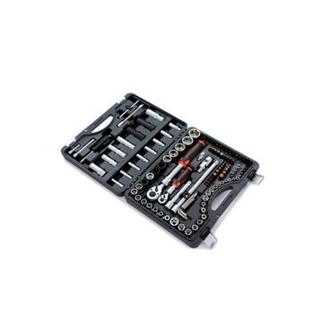 Worldforce 11501 114 Parça S-Ultra 1/4-1/2 Uzatmalı Cırcır Lokma Takımı