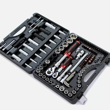 Worldforce 11501 114 Parça S-Ultra 1/4-1/2 Uzatmalı Cırcır Lokma Takımı