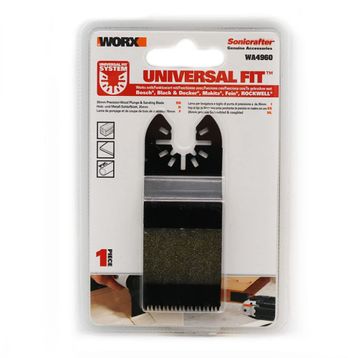 Worx WA4960 Çok Amaçlı Raspalama Makinası İçin 35x40 mm Ahşap PVC Universal Kesme ve Zımparalama Bıçağı