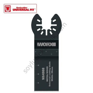 Worx WA4988 Çok Amaçlı Raspalama Makinası İçin 28x40 mm Metal Ahşap Fiberglas PVC Universal Kesme Bıçağı