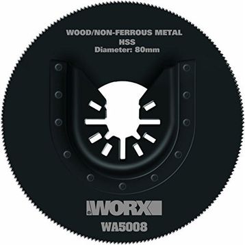 Worx WA5008 Çok Amaçlı Raspalama Makinası İçin 80 mm 360 Derece Metal Ahşap Fiberglas PVC Universal Kesme Bıçağı