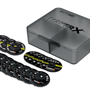 Worx Wa7213 50mm 16 Parça Profesyonel Kesme Taşlama Zımparalama Aksesuar Seti