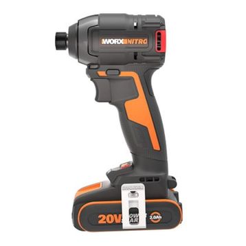 Worx WX265 20 Volt 2.0 Ah Li-Ion Çift Akülü 200NM Kömürsüz Profesyonel Şarjlı Darbeli Tornavida