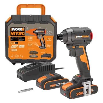 Worx WX265.9 20 Volt 200NM Aküsüz Profesyonel Şarjlı Darbeli Tornavida