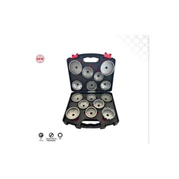 WOSSEN 41600 1/2 15 Parça Tas Tipi Yağ Filtre Sökme Seti Takımı
