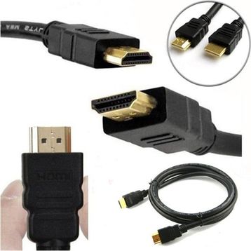 Wozlo 1.8 m HDMI Kablo Full Hd 3D Ses 1080P LED-LCD-PS3 W1594-016-Siyah Görüntü Kablosu
