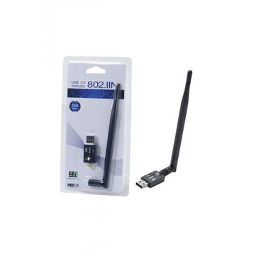 Wozlo 300 Mbps Wireless Usb Wifi Dongle 5 Dbi Anten Network Lan