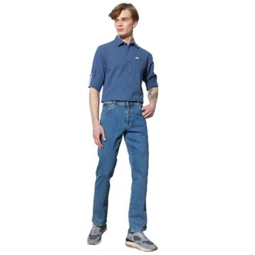 Wrangler Texas Medium Mavi Erkek Jean Pantolon