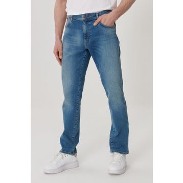 Wrangler Texas Slim Erkek kot pantolon Dark Teal 32W / 32L