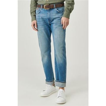 Wrangler W12S005410 Texas Slim Fit Lacivert Erkek Denim Pantolon
