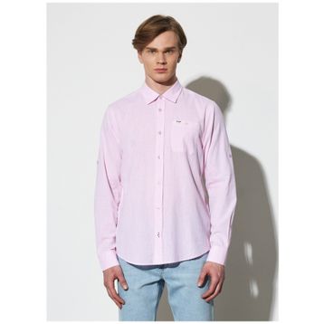 Wrangler W231039611 Pembe Erkek Gömlek