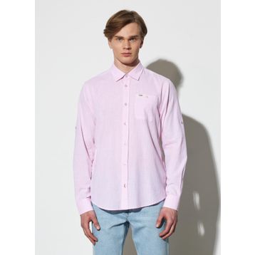 Wrangler W231039611 Pembe Erkek Gömlek