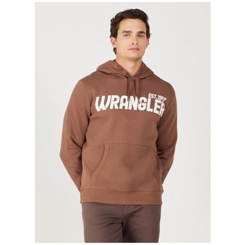Wrangler W232257220 Kahve Erkek Sweatshirt
