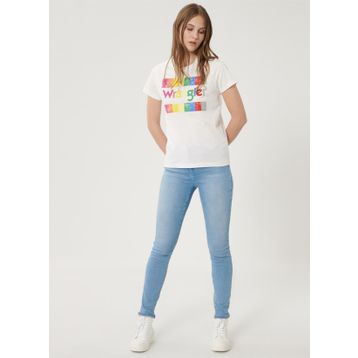 Wrangler W27HZI29R Yüksek Bel Dar Paça Skinny Fit Düz Kadın Denim Pantolon
