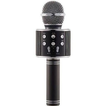 WS-858 Siyah Bluetooth Karaoke Mikrofon