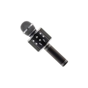 WS-858 Siyah Bluetooth Karaoke Mikrofon