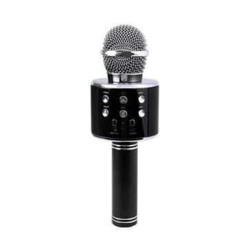 WS-858 Siyah Bluetooth Karaoke Mikrofon