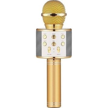 Wster WS-858 Gold Karaoke Bluetoothlu Mikrofon