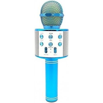 Wster WS-858 Mavi Karaoke Bluetooth Mikrofon