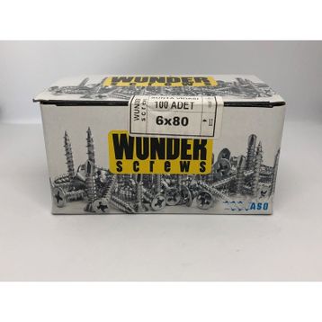 Wunder 6x80 100 Adet Sunta Vidası