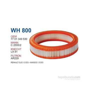 Wunder Renault 9 Oem No: 7701349530 Hava Filtresi
