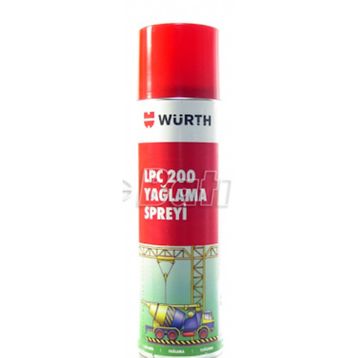 Würth 0893150028 LPC200 500 ml Yağlama LPE Tutunma Özellikli Yağlayıcı Sprey