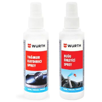Würth 150 ml Yağmur Kaydırıcı +150 ml Buğu Önleyici