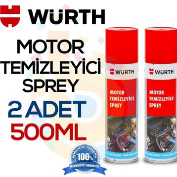 Würth 2x500 ml Motor Temizleyici Sprey