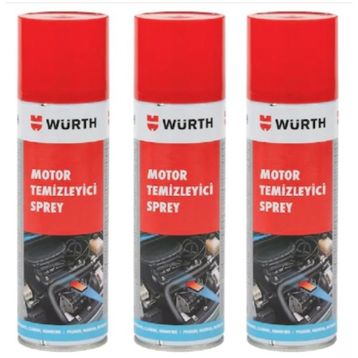 Würth 3x500 ml Motor Temizleyici Sprey