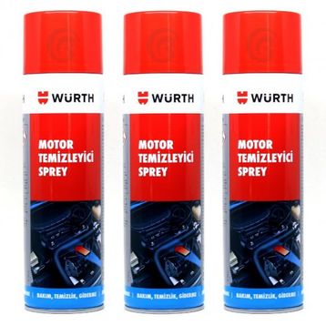 Würth 3x500 ml Motor Temizleyici Sprey