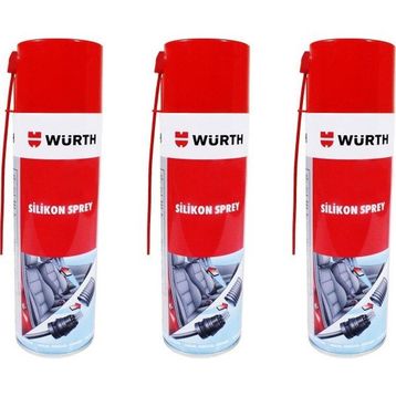 Würth 3x500 ml Silikon Sprey