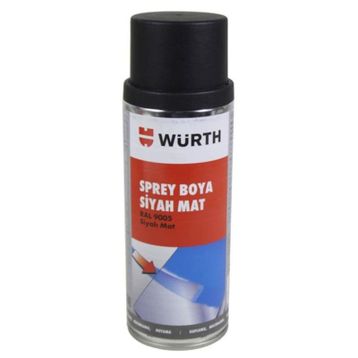 Würth 400 ml Siyah Mat Tampon Boyası