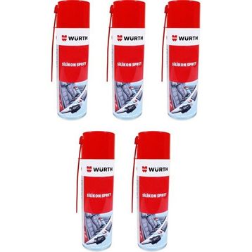 Würth 5x500 ml Silikon Sprey