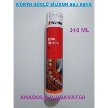 Würth Bej 310 ml Nötr Silikon
